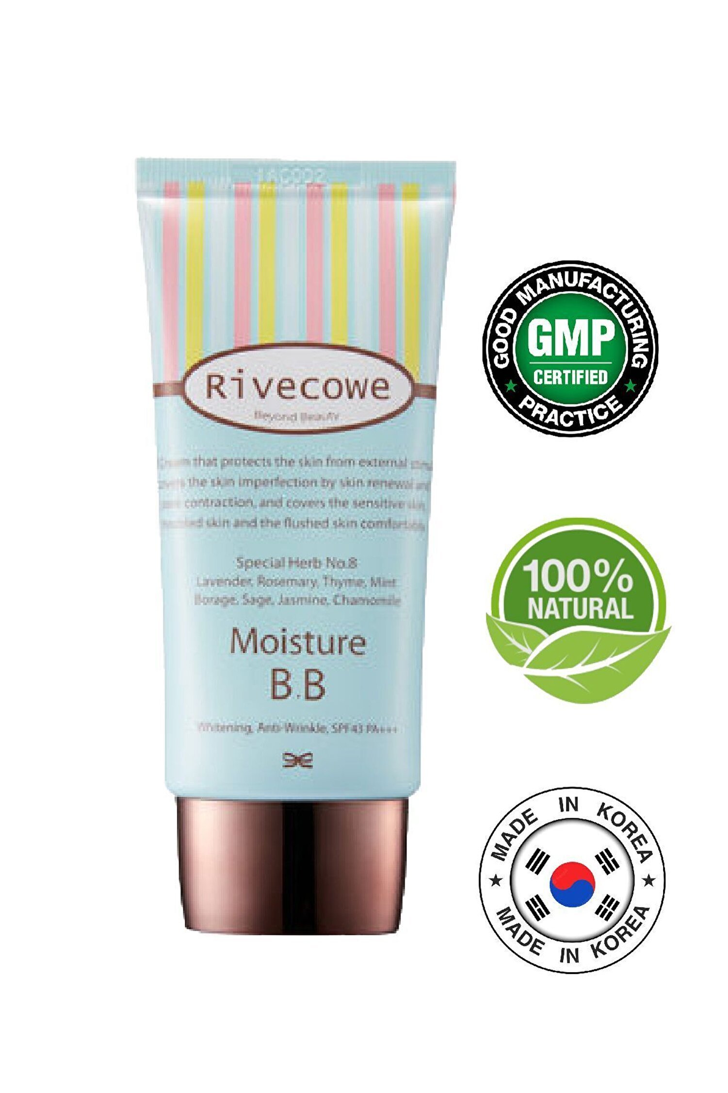 Rivecowe BB Cream SPF 43 PA+