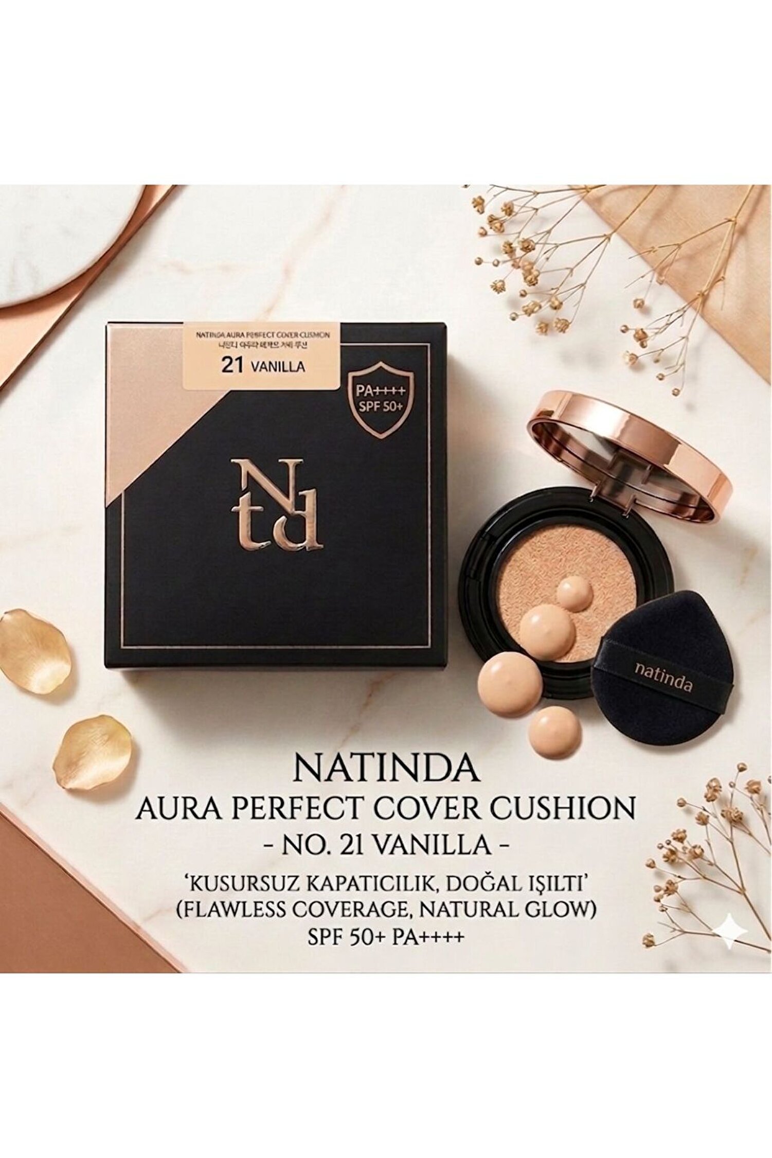 Natinda Cushion Vanilya #21 Yedekli