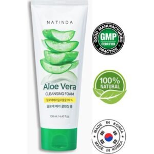 Natinda Aloe Vera Temizleme Köpüğü 130 ml – Yatıştırıcı