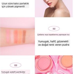 Shine Pink Blusher - Parlatıcı Allık No 01