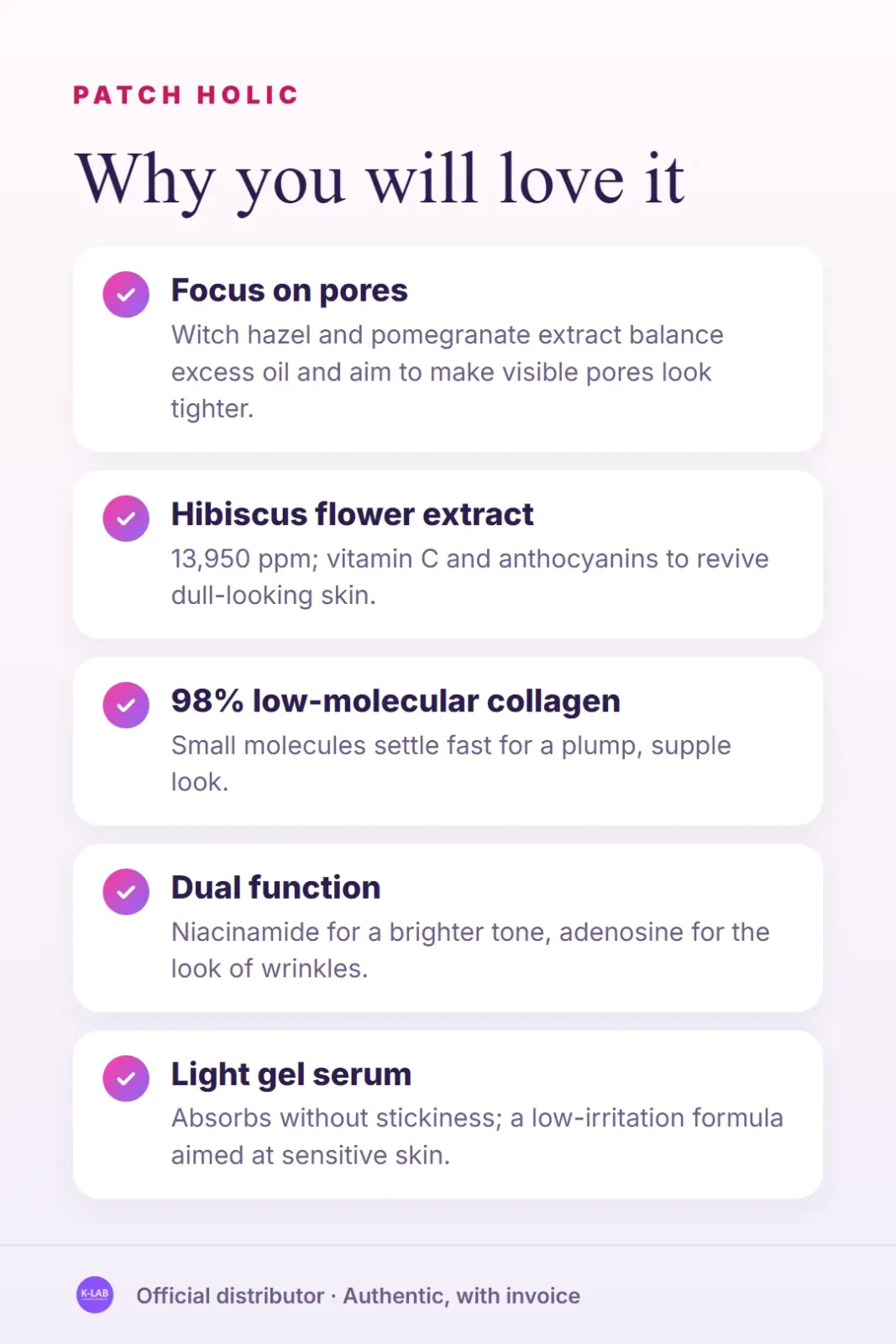A collagen serum aimed at tightening the look of pores – 2