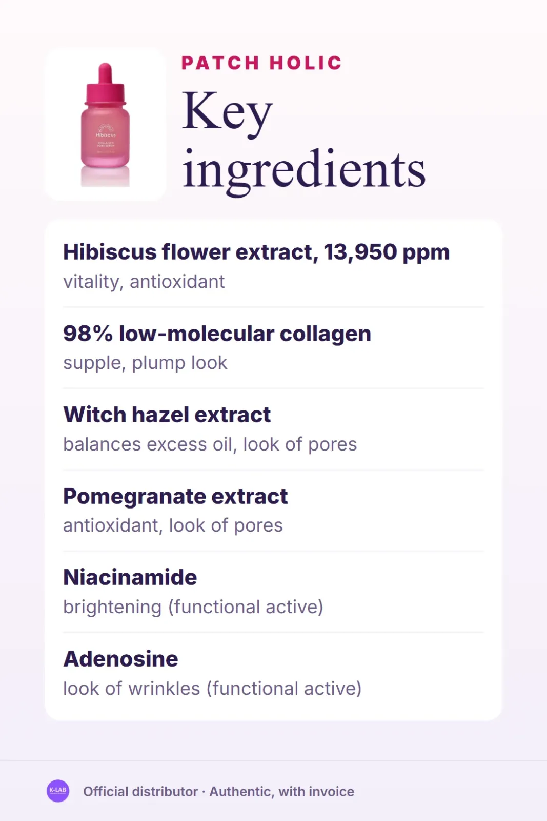 A collagen serum aimed at tightening the look of pores – 3
