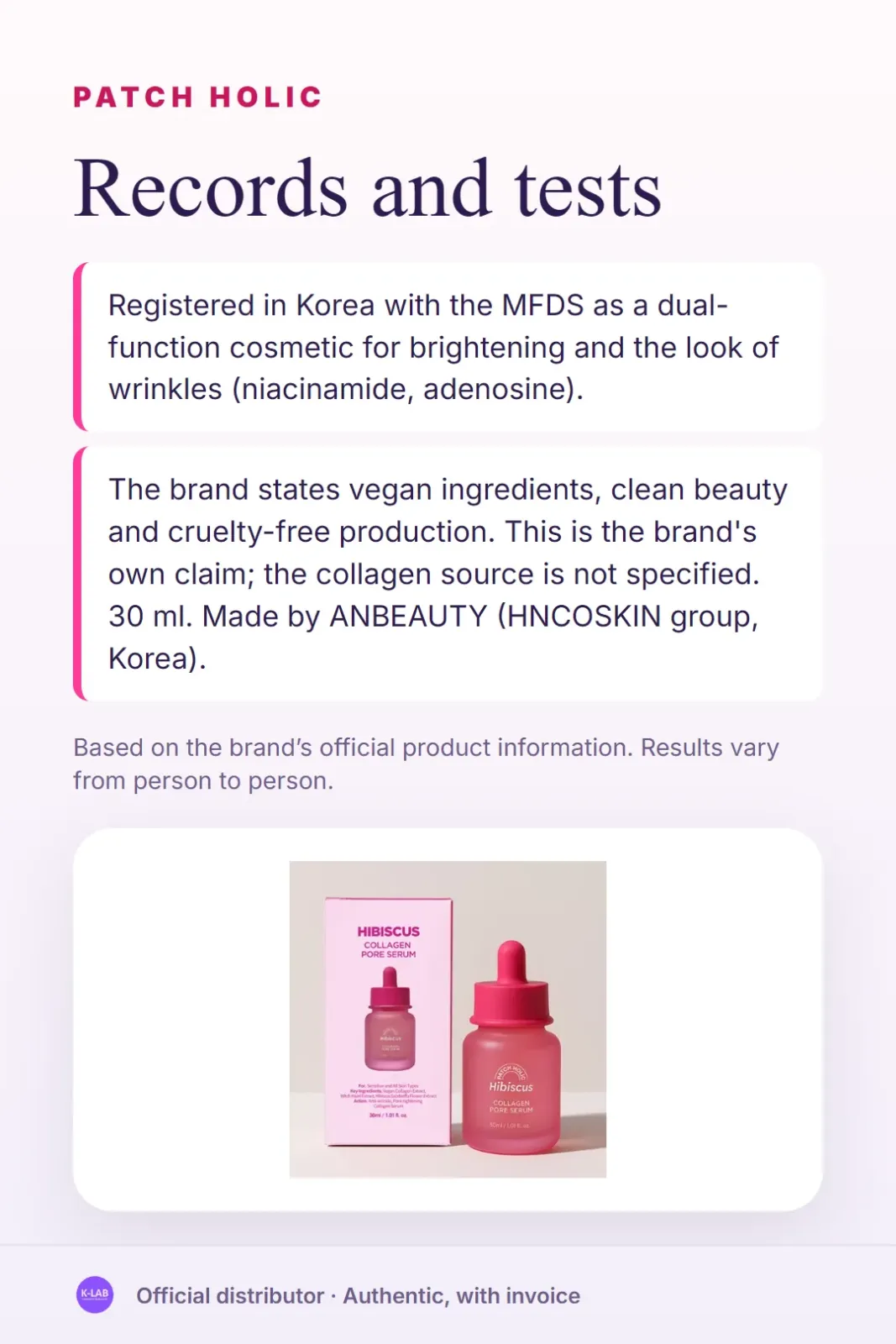 A collagen serum aimed at tightening the look of pores – 4