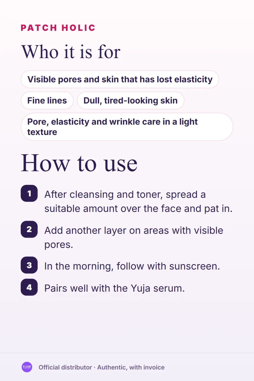 A collagen serum aimed at tightening the look of pores – 5