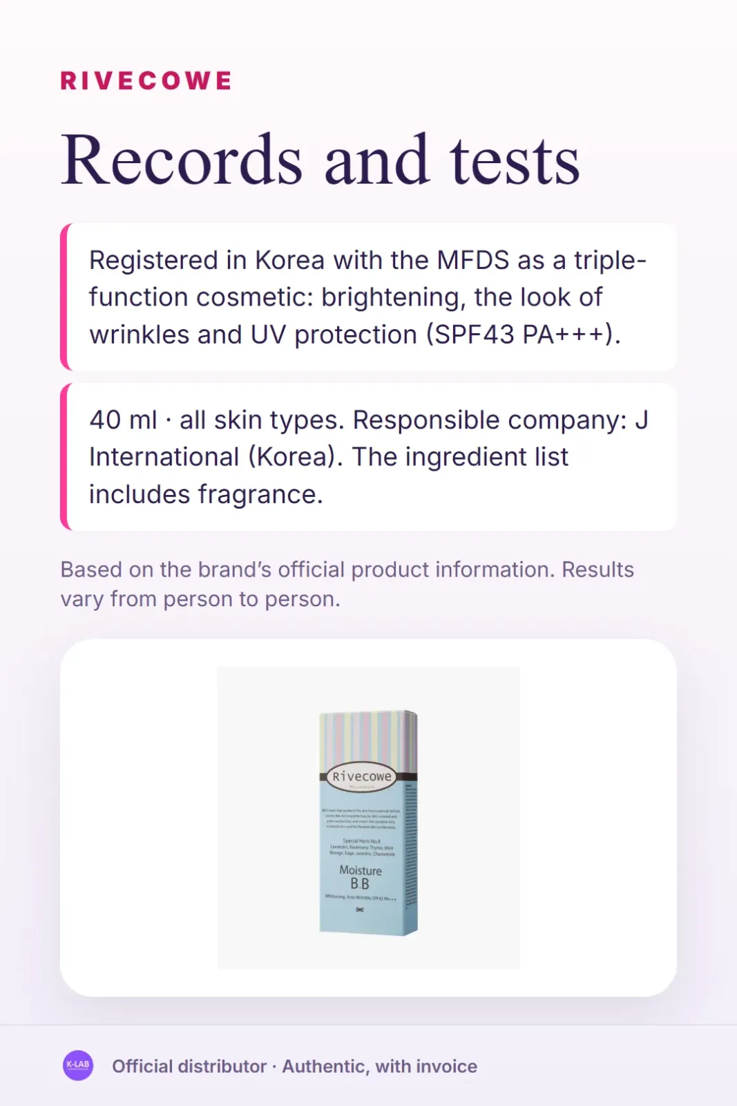 A BB cream as light as skincare, moist all day – 4