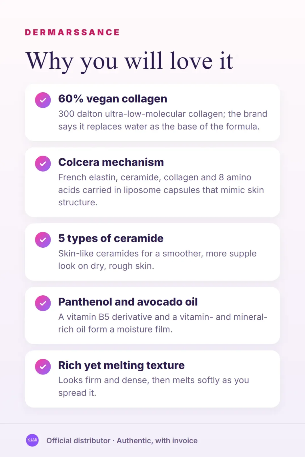 A rich collagen cream from a brand that works only on collagen – 2