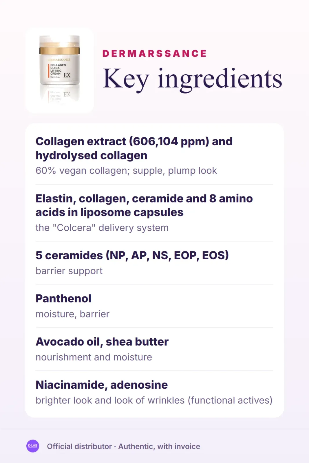 A rich collagen cream from a brand that works only on collagen – 3