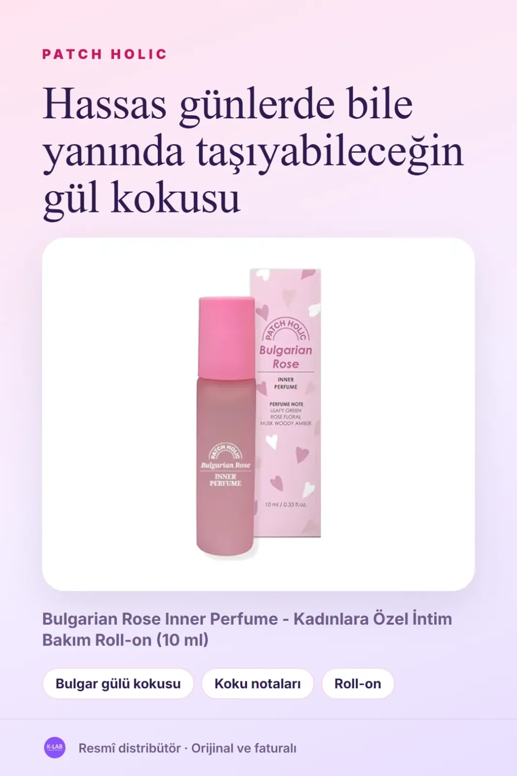 Hassas günlerde bile yanında taşıyabileceğin gül kokusu – 1