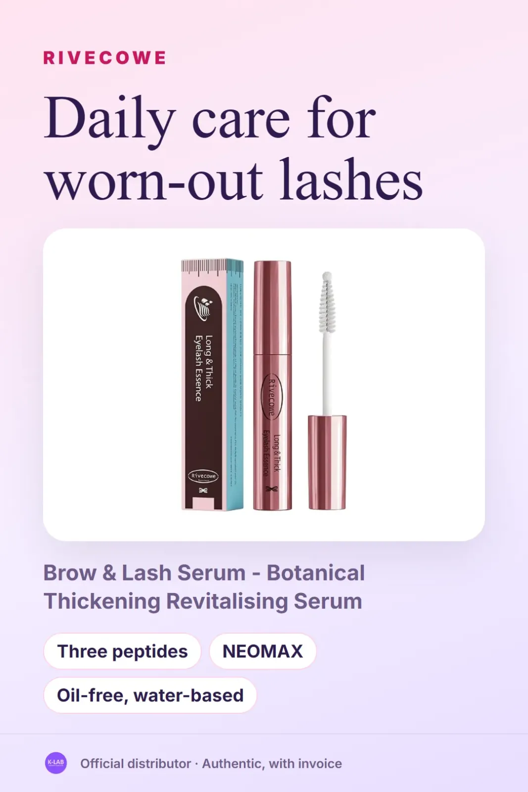 Daily care for worn-out lashes – 1