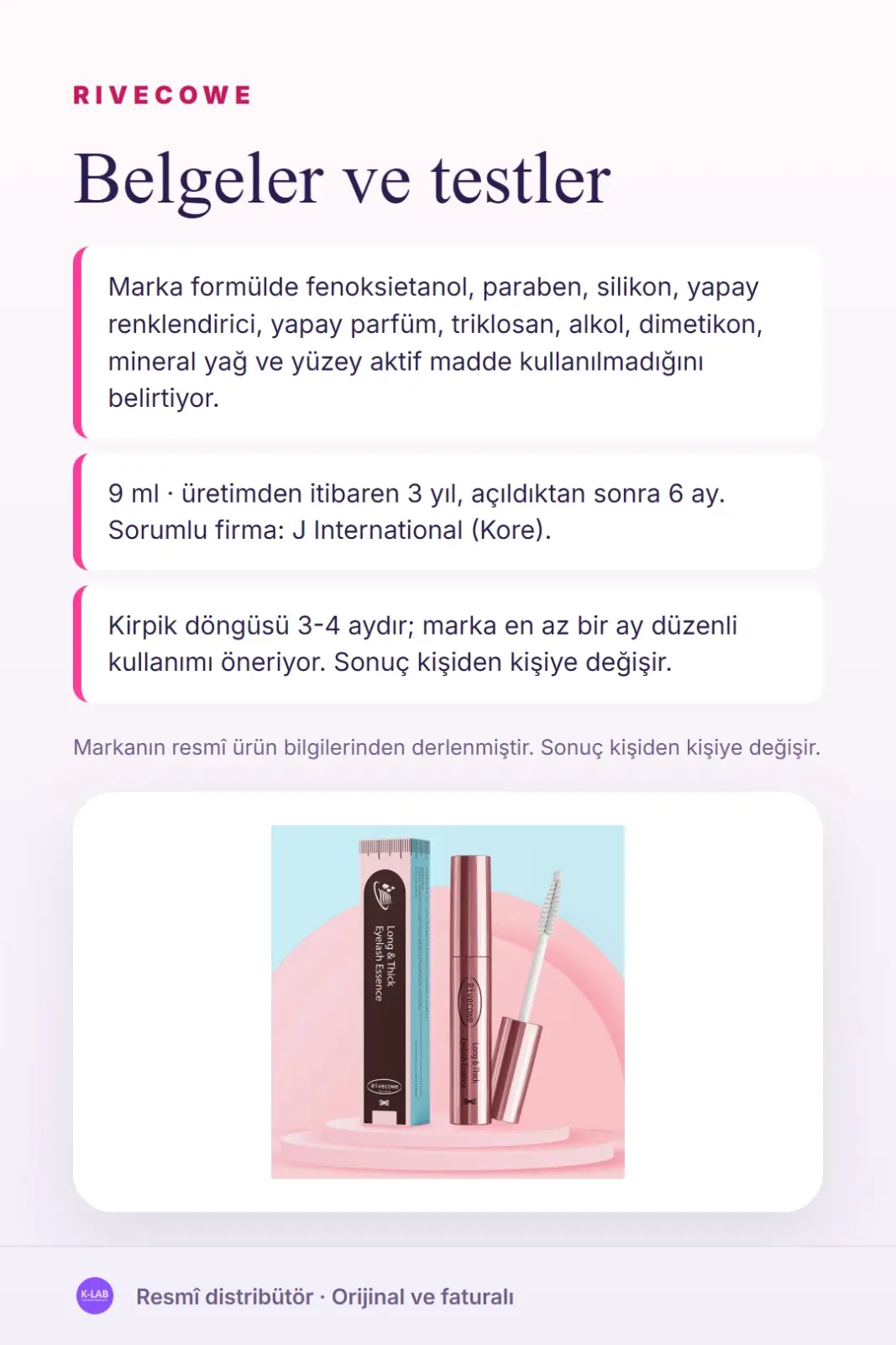 Yıpranan kirpikler için günlük bakım – 4