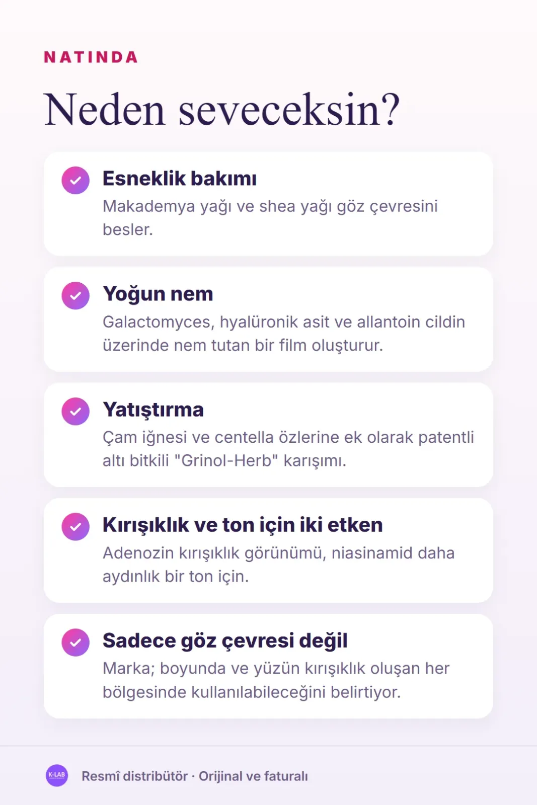 İnce göz çevresi için nem, esneklik ve ton bakımı – 2
