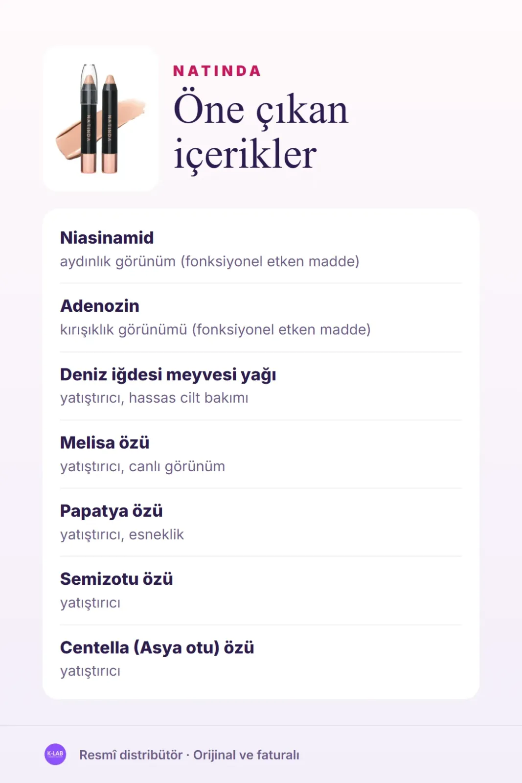Kalın görünmeyen, doğal ve kalıcı kapatıcılık – 3