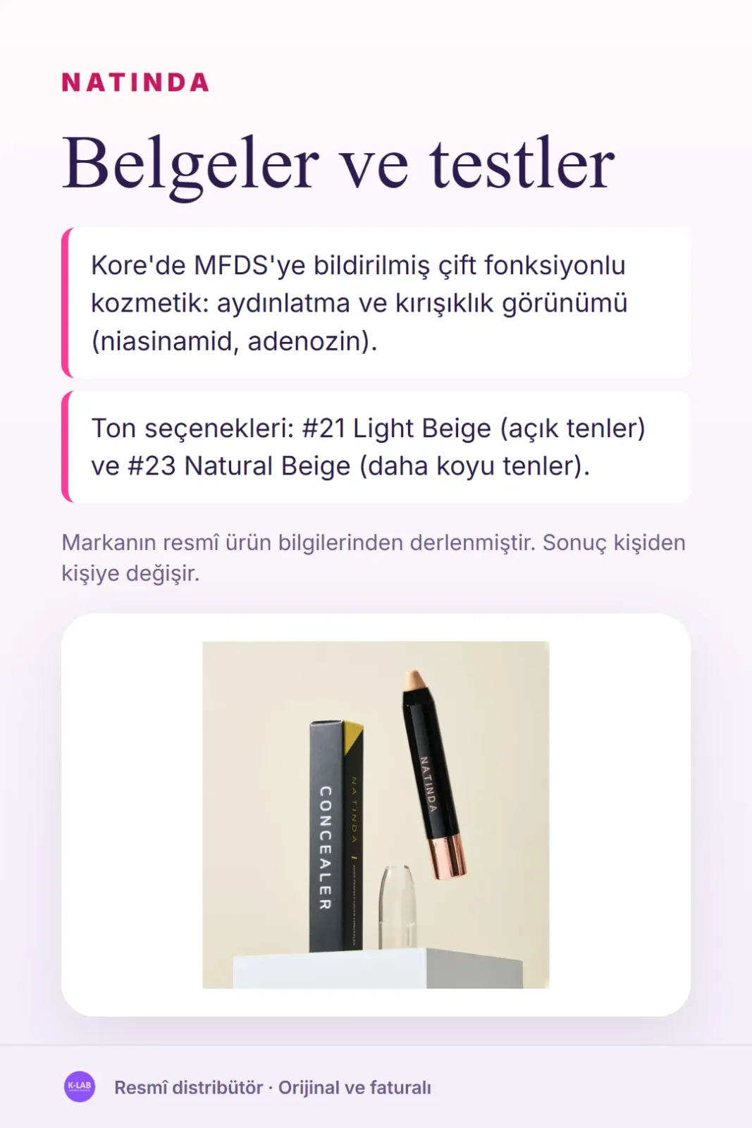 Kalın görünmeyen, doğal ve kalıcı kapatıcılık – 4