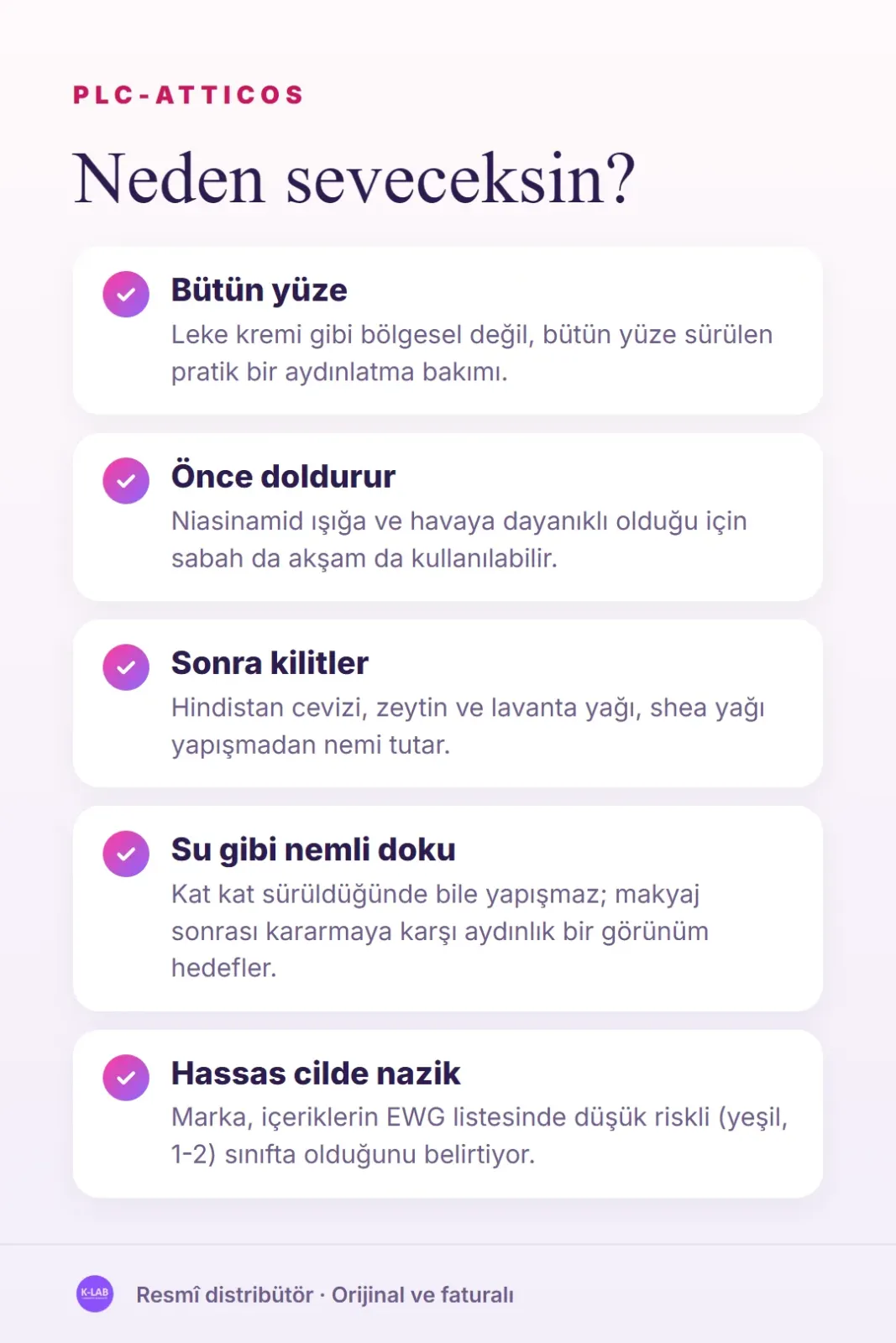 Pembe ve beyaz kapsüllerle aydınlık, nemli bir ten – 2