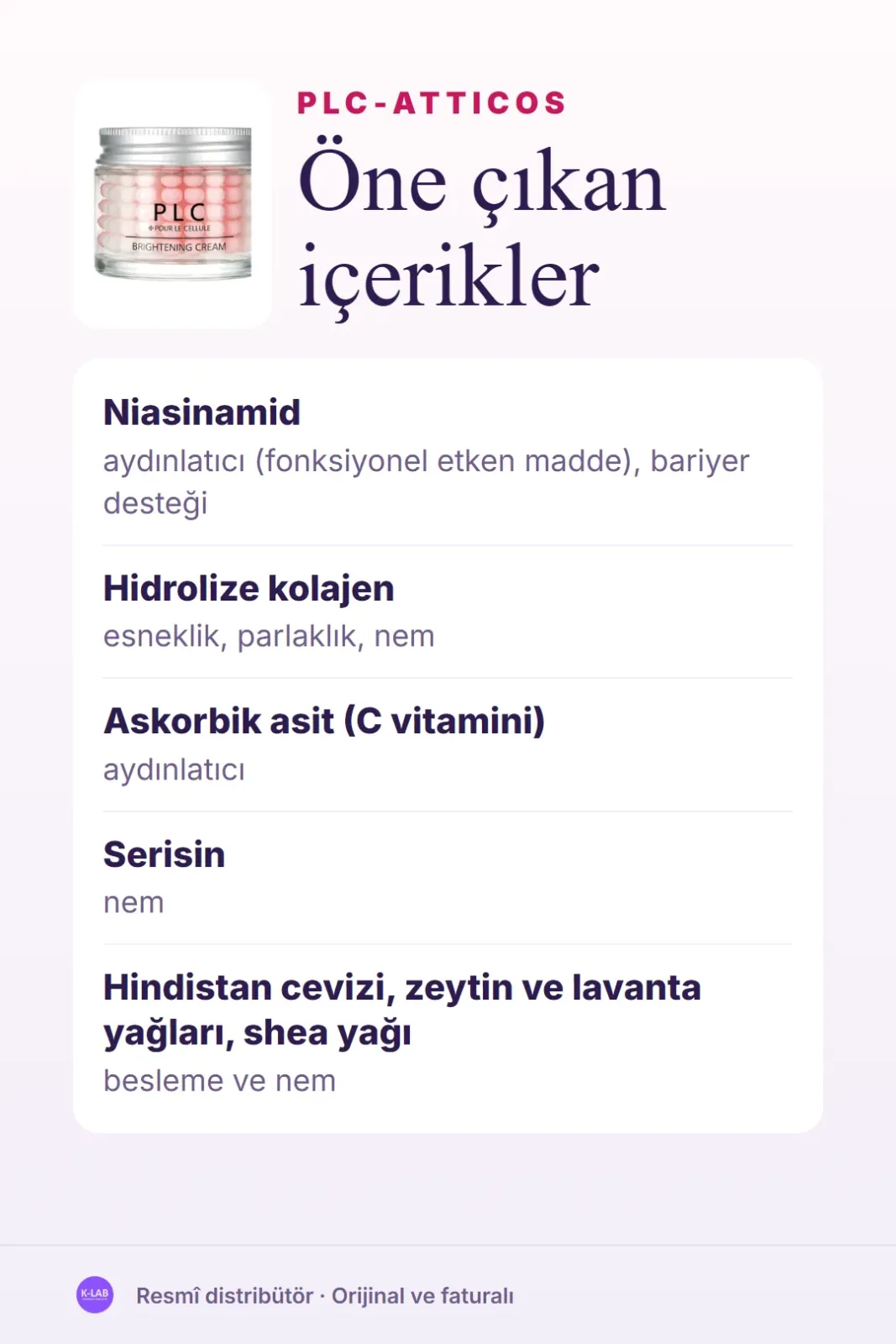 Pembe ve beyaz kapsüllerle aydınlık, nemli bir ten – 3