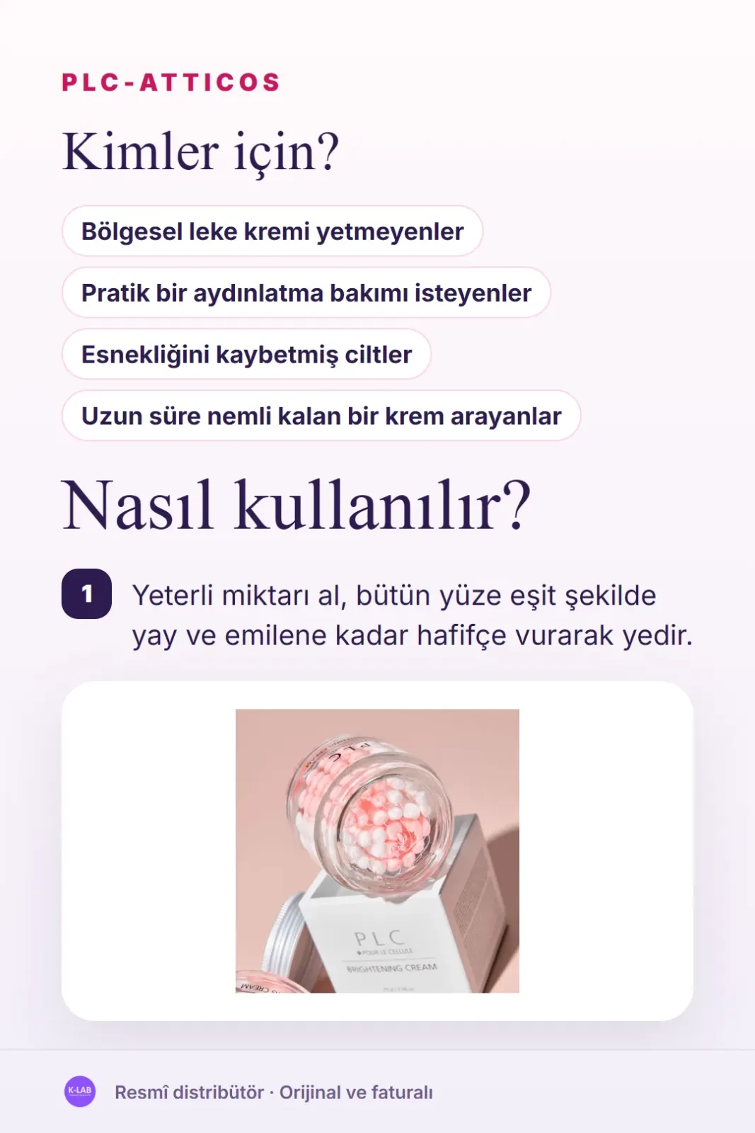 Pembe ve beyaz kapsüllerle aydınlık, nemli bir ten – 5