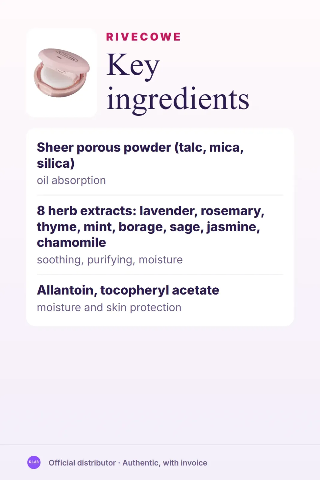 A cotton-soft matte finish in one tap, for oily skin – 3