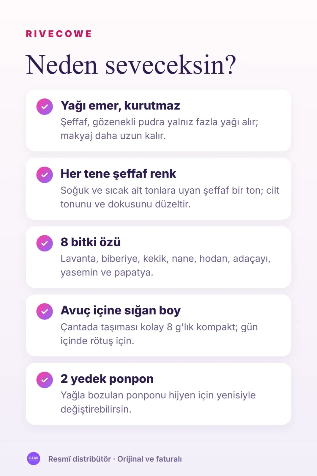 Yağlı ciltler için tek dokunuşta pamuk gibi mat bitiş – 2