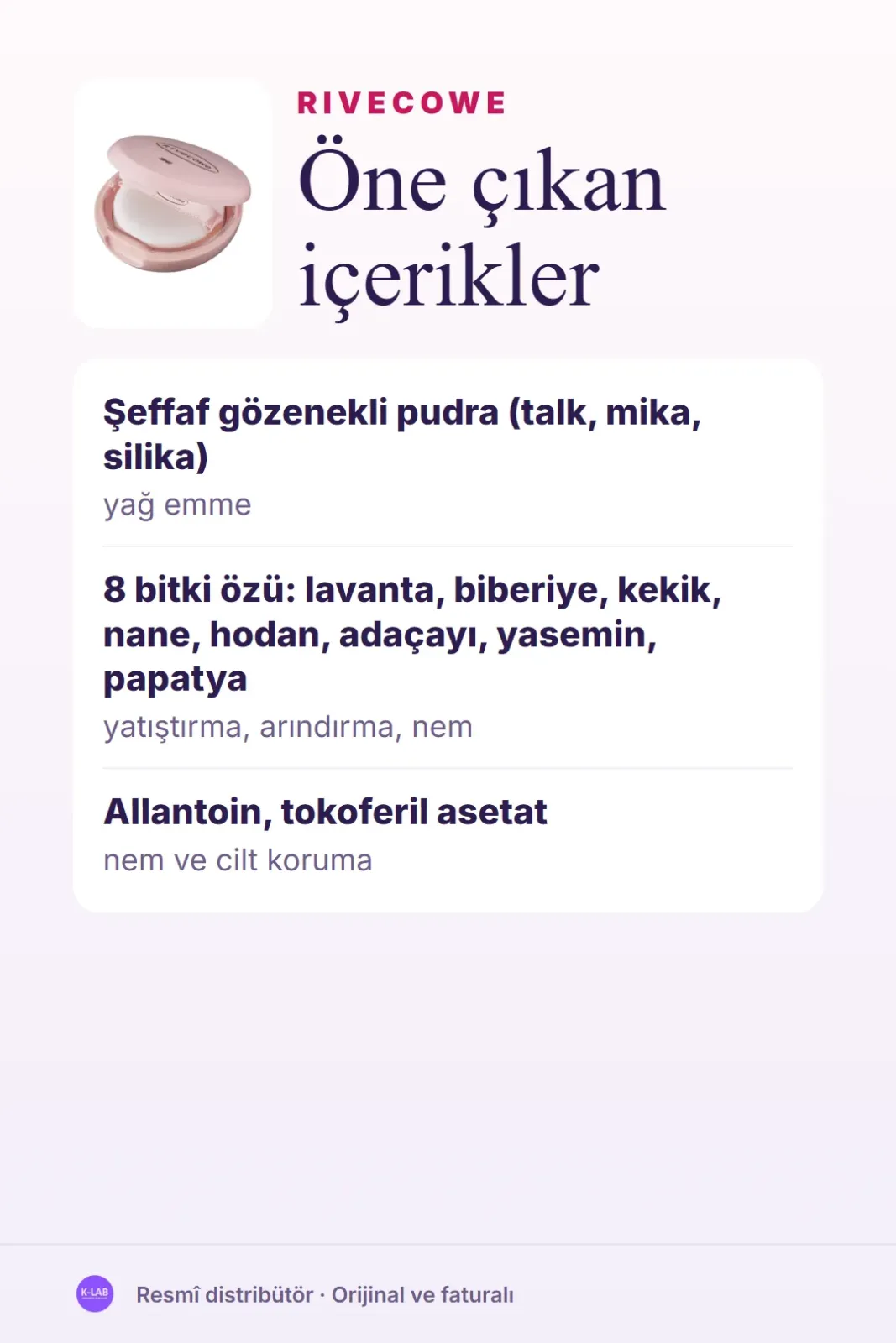 Yağlı ciltler için tek dokunuşta pamuk gibi mat bitiş – 3