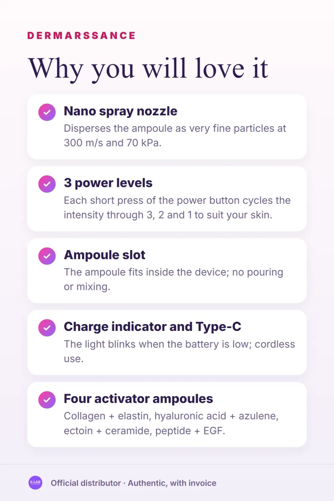 A home device that turns ampoules into a fine mist – 2