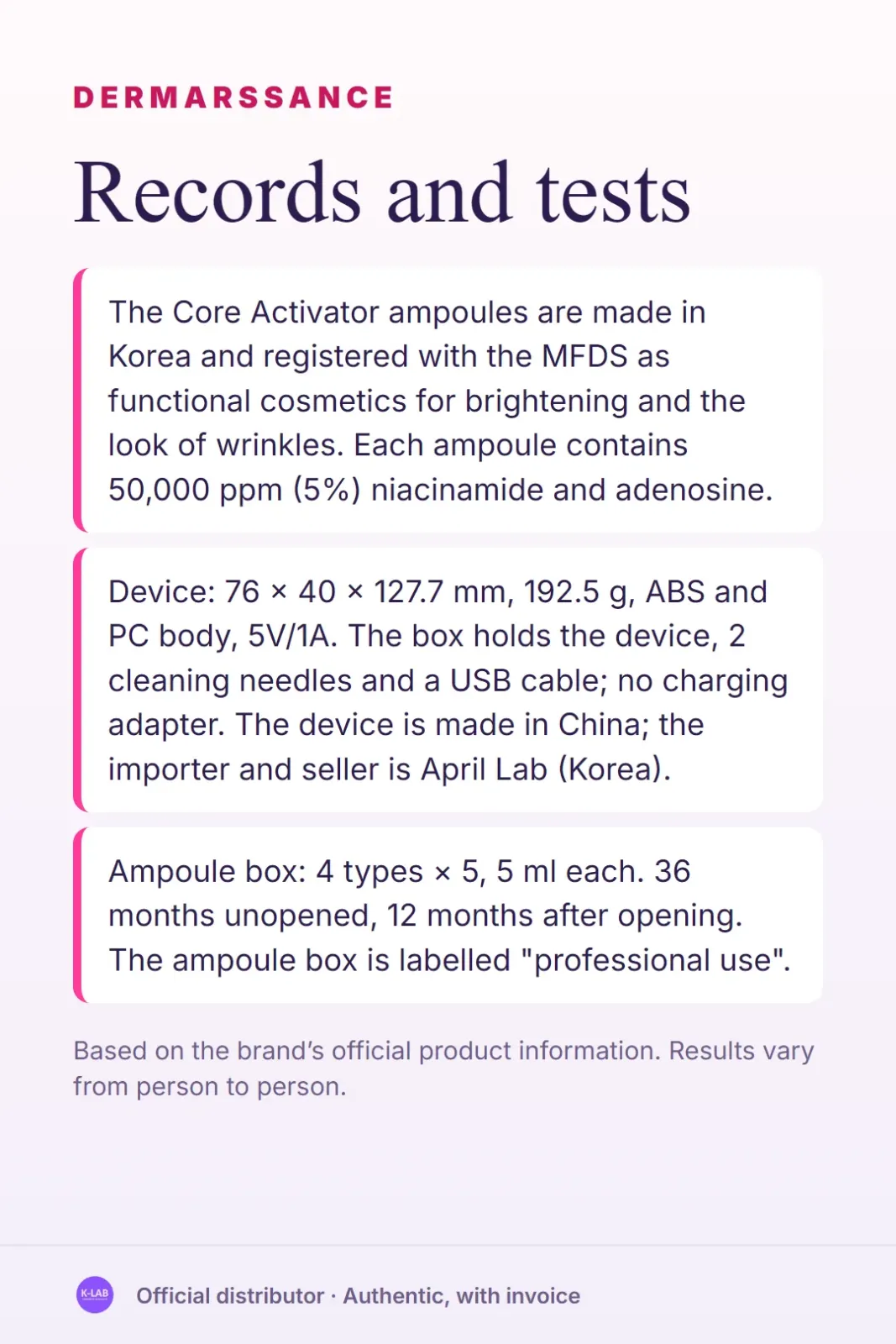 A home device that turns ampoules into a fine mist – 4
