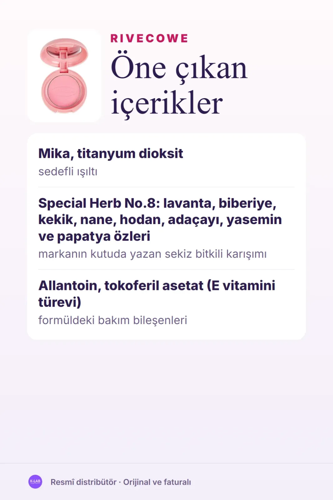 Canlı pembe yanaklar, ince sedefli ışıltı – 3