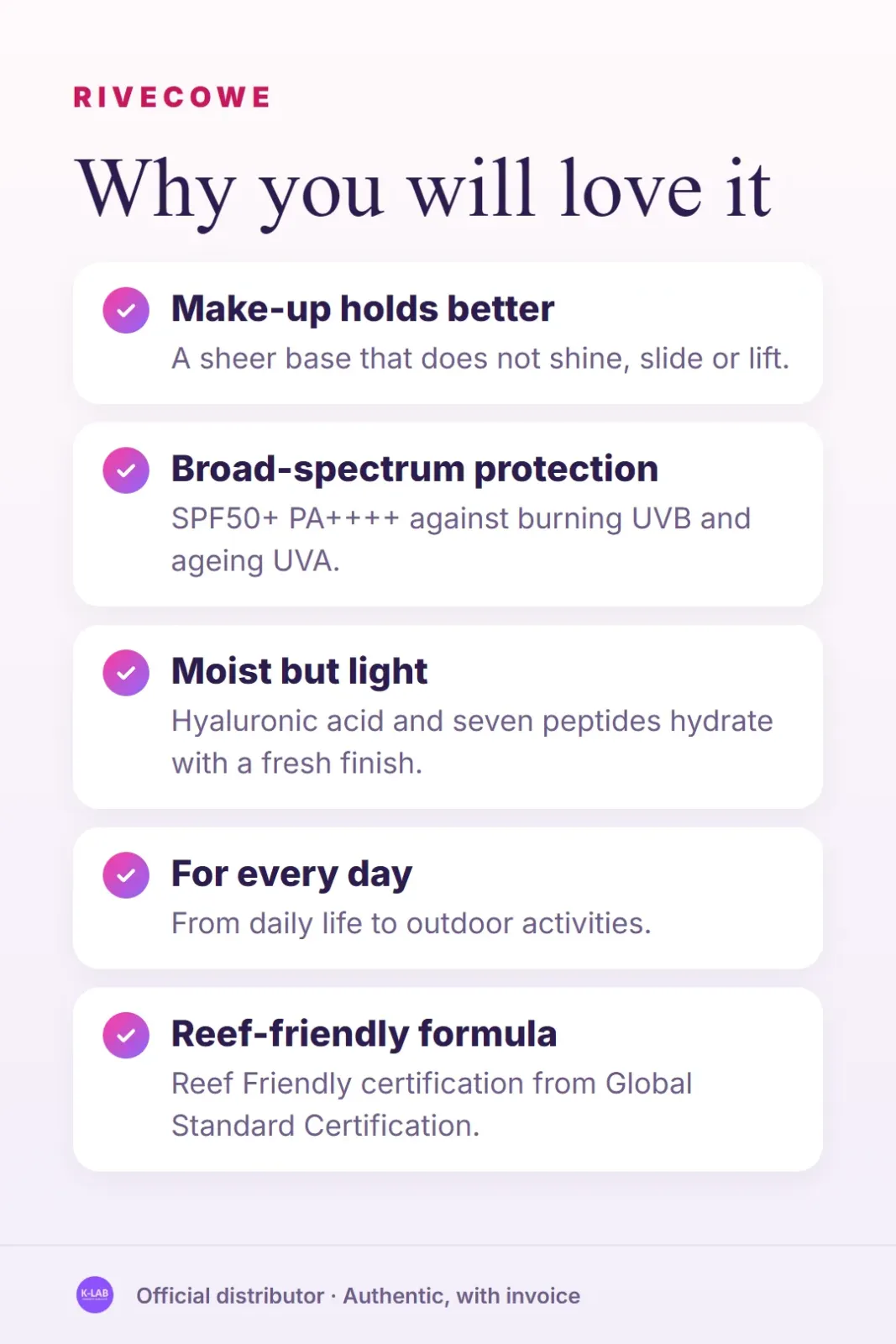 A sunscreen for oily skin that does not shine or make make-up slide – 2