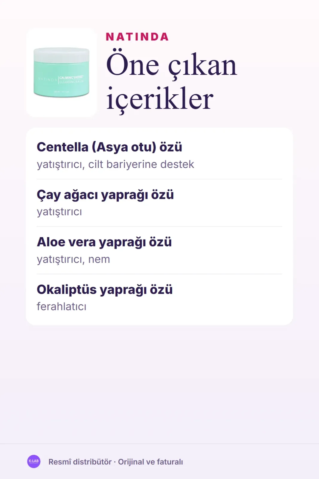 Balm, yağ ve süt: üç aşamada tek adımlı temizlik – 3