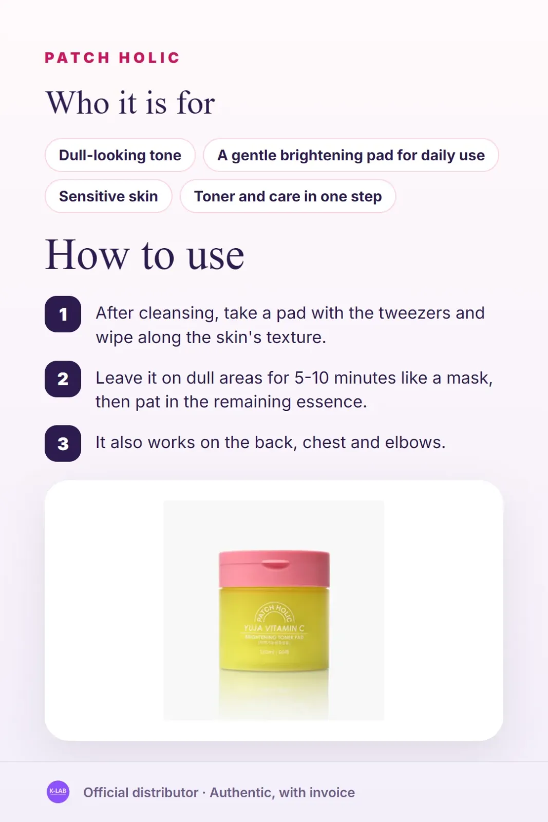 60 brightening pads soaked in 160 ml of essence – 5